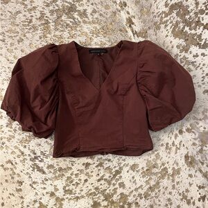 Endless Rose Chocolate Brown Top